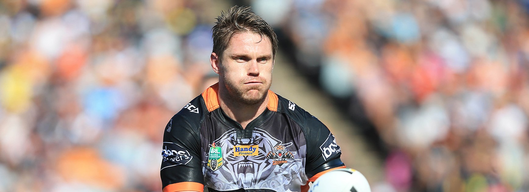 Wests Tigers second-row forward Chris Lawrence will play his 200th first grade game on Saturday.