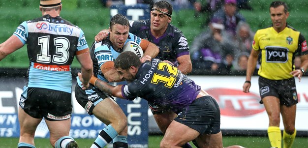 Sharks best Storm in wet