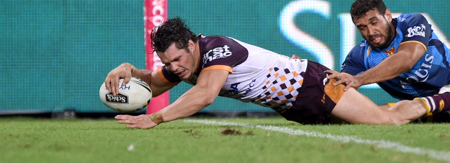 James Roberts scored the match-winner against the Titans.