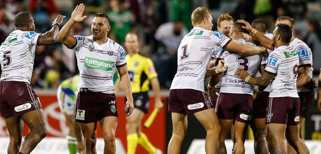 Manly beat Raiders in golden point epic