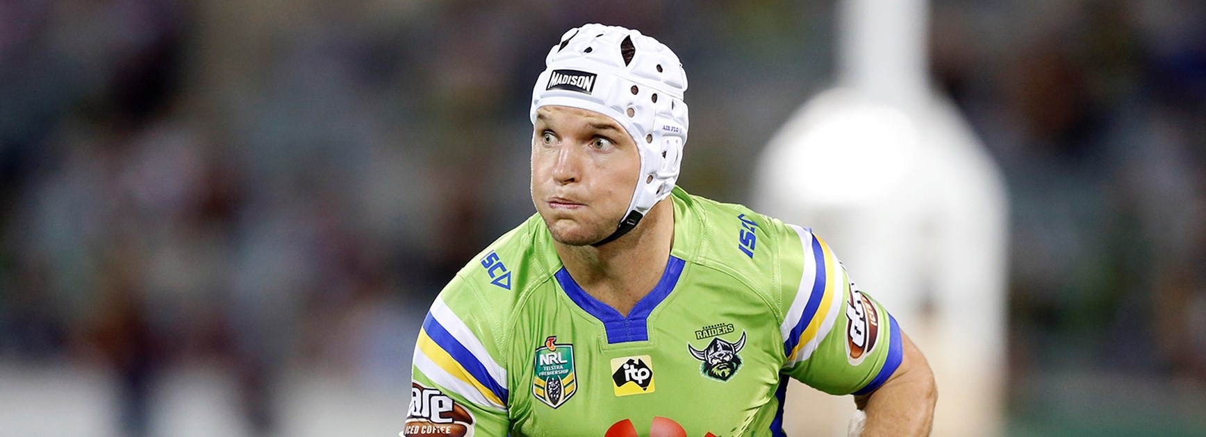 Canberra Raiders captain Jarrod Croker in action against the Sea Eagles in Round 8.