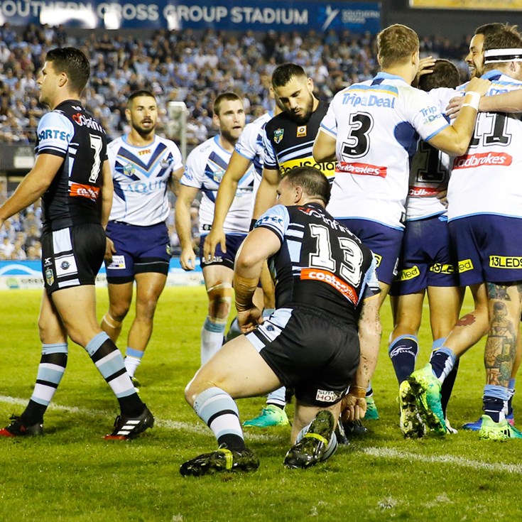 Titans storm home to shock the Sharks