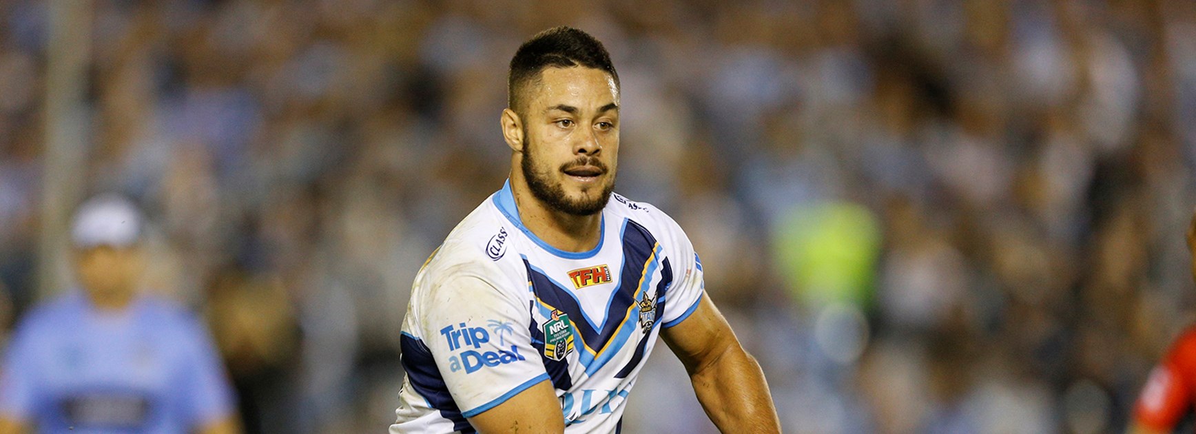 Titans fullback Jarryd Hayne made a successful return from injury against the Sharks.