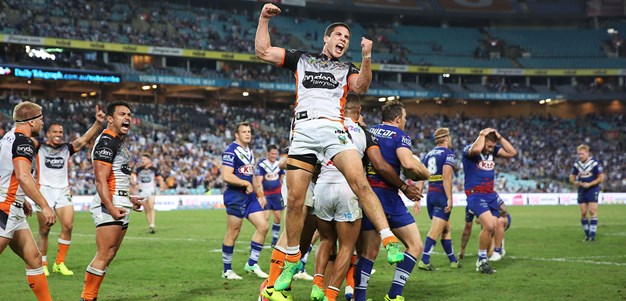 Tigers score late win over Bulldogs