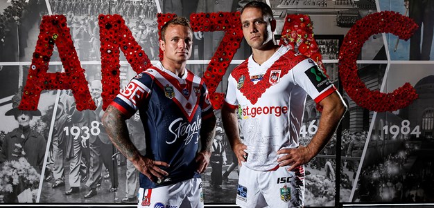 Anzac spirit to lift Roosters, Dragons