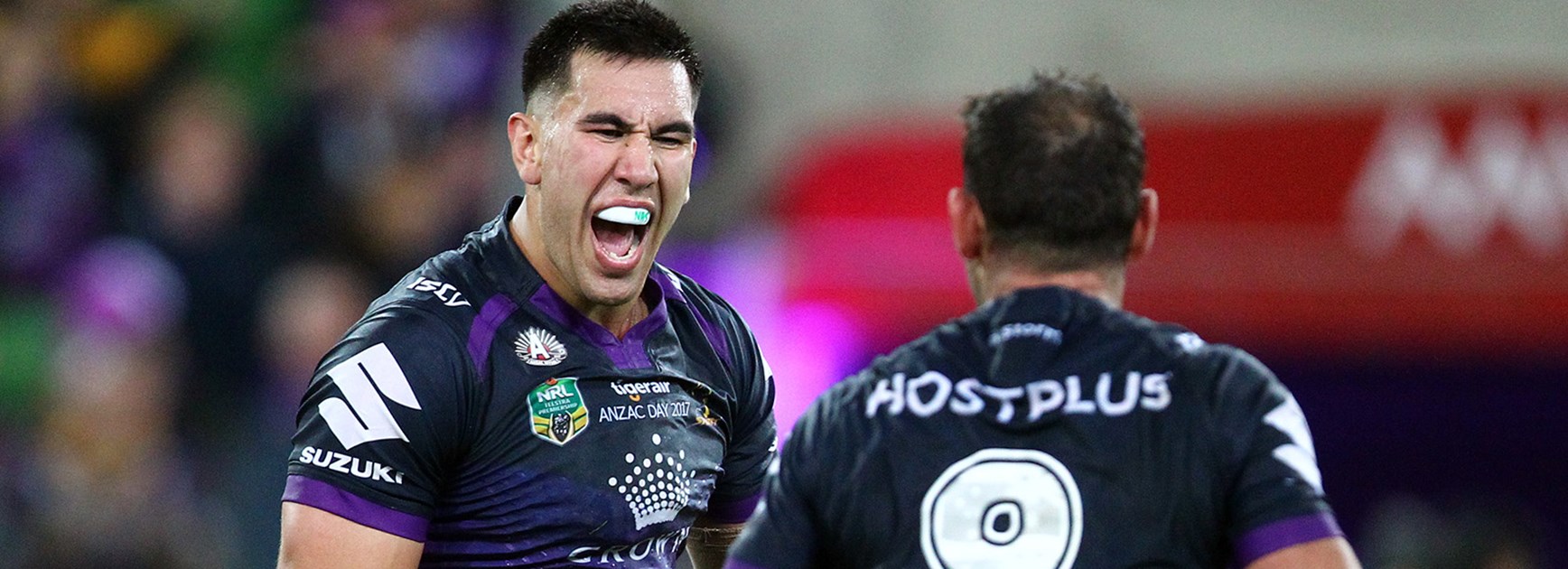 Nelson Asofa-Solomona was awarded the Anzac Medal after a powerful performance against the Warriors.