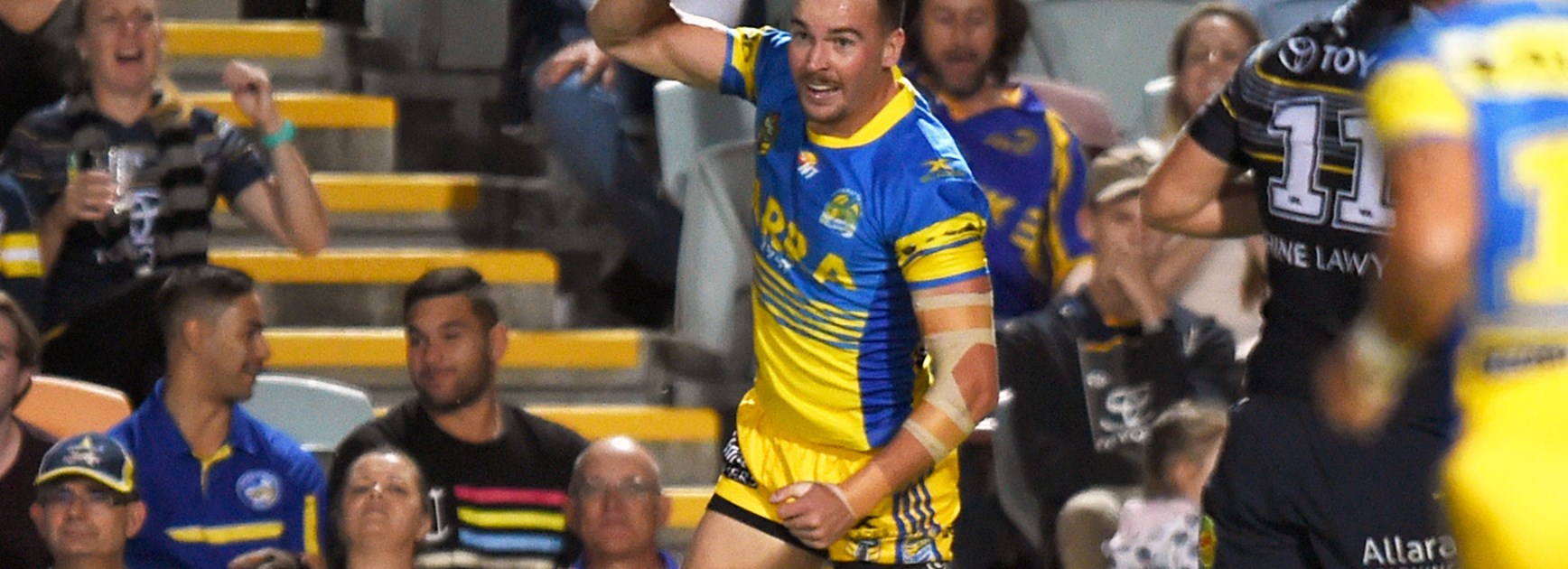 Clint Gutherson was a standout for the Eels on Friday night.