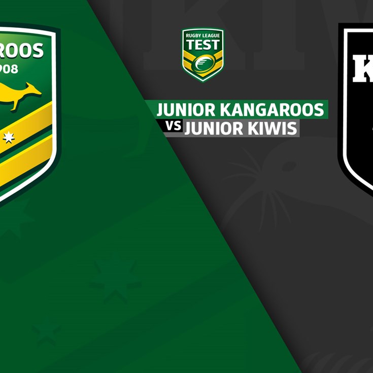 Junior Kangaroos v Junior Kiwis: Live stream