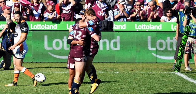 Cherry on top as Manly survive Tigers scare