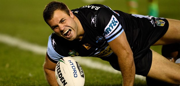 Sharks triumph over Souths in Lewis' 300th