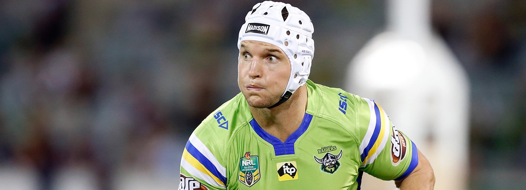 Jarrod Croker scored the first try for Canberra against Manly on Friday night.