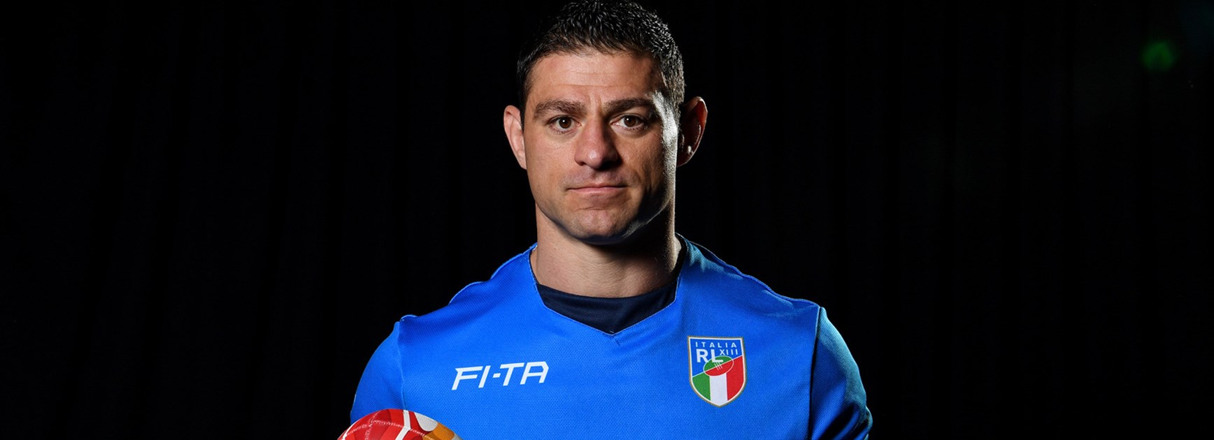 Italy captain Mark Minichiello.