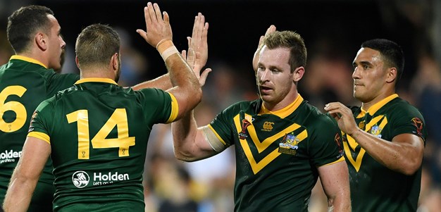 Holmes bags five as Roos thump Samoa