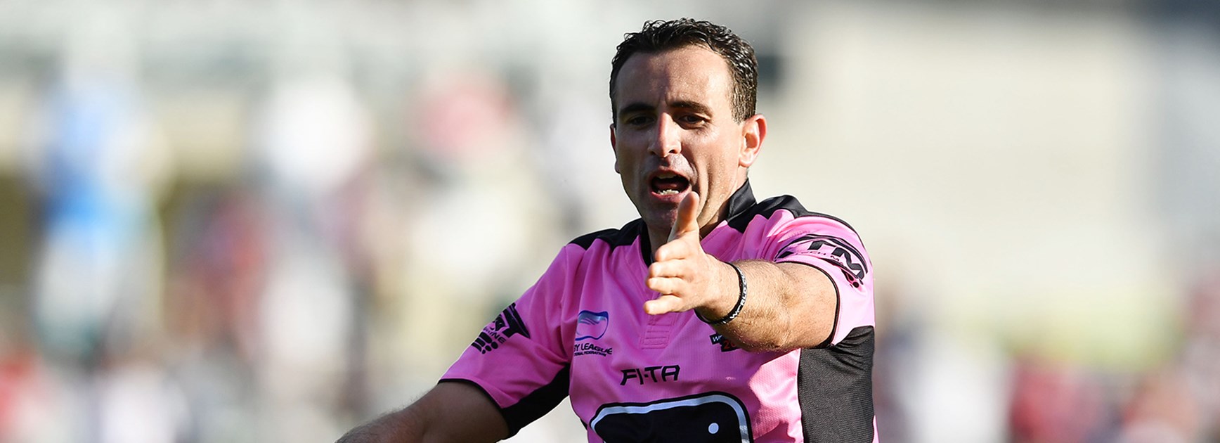 NRL referee Gerard Sutton will take charge of the 2017 Rugby League World Cup final between Australia and England.