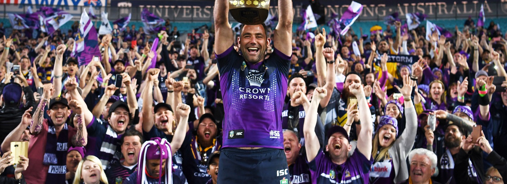 Cameron Smith after Melbourne's NRL Grand Final win.