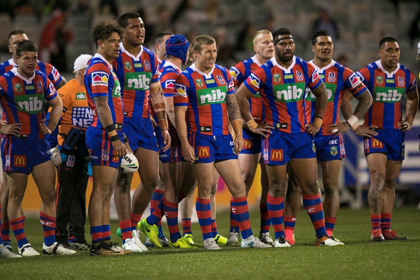 The 2017 Newcastle Knights finished with the wooden spoon.