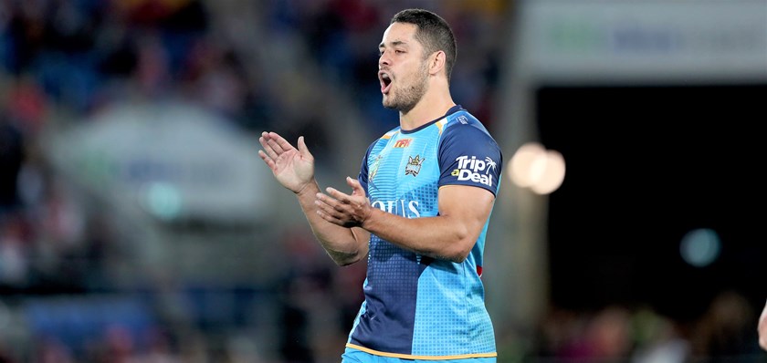 Jarryd Hayne during his time at the Titans.