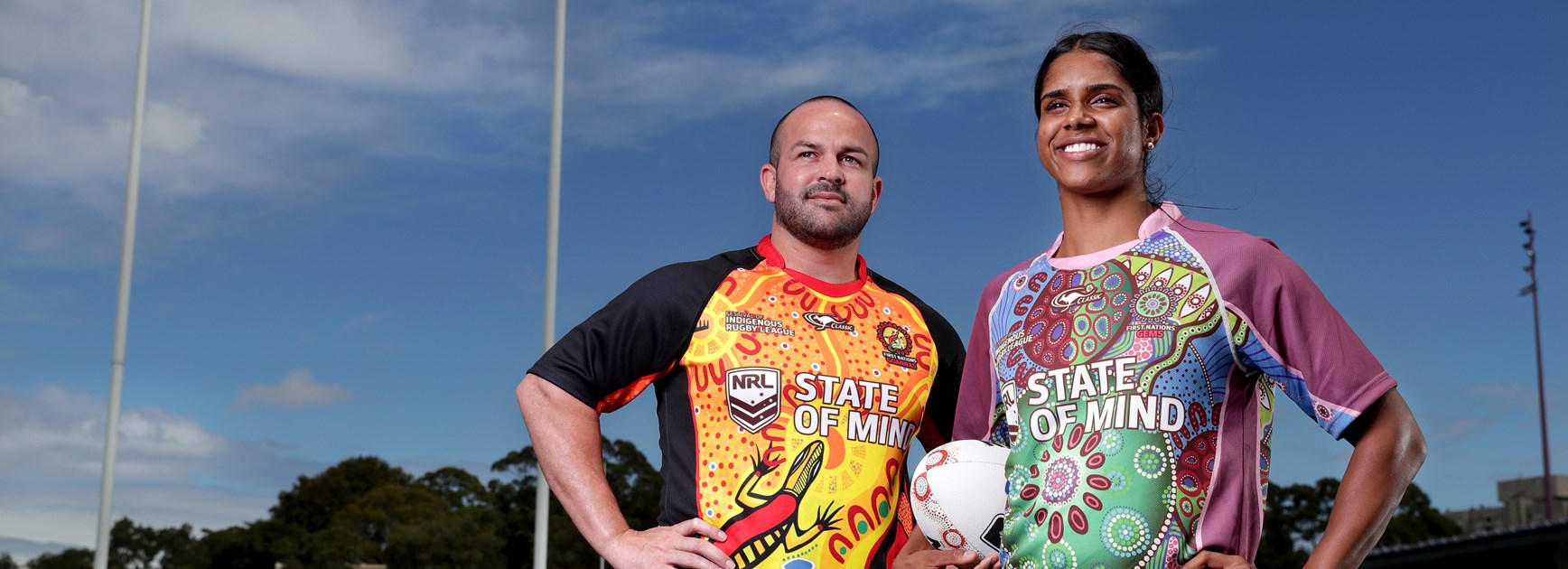 Indigenous players Trent Rose will line up for the Goannas and Taleena Simon will represent the Gems against their New Zealand Maori counterparts.