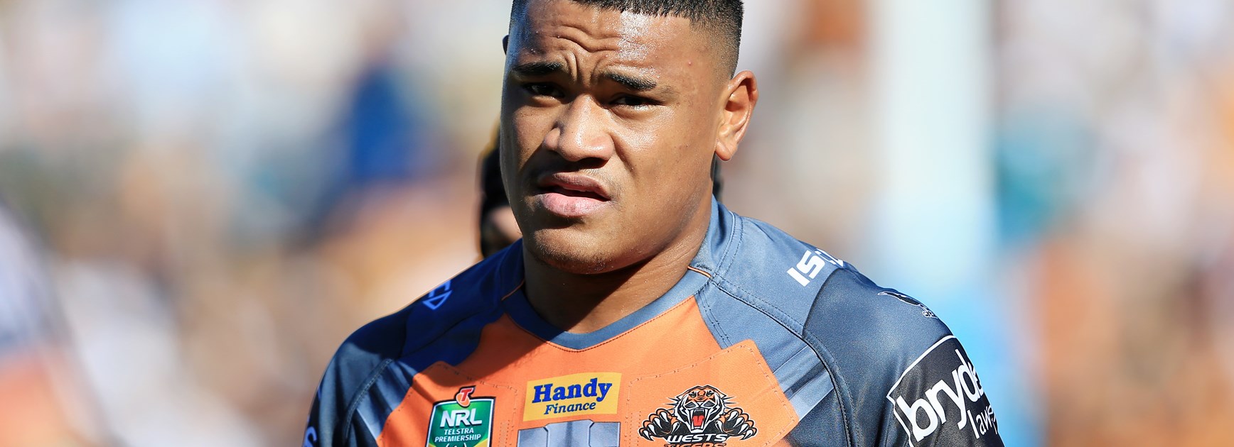 Moses Suli made his NRL debut with the Wests Tigers last year.