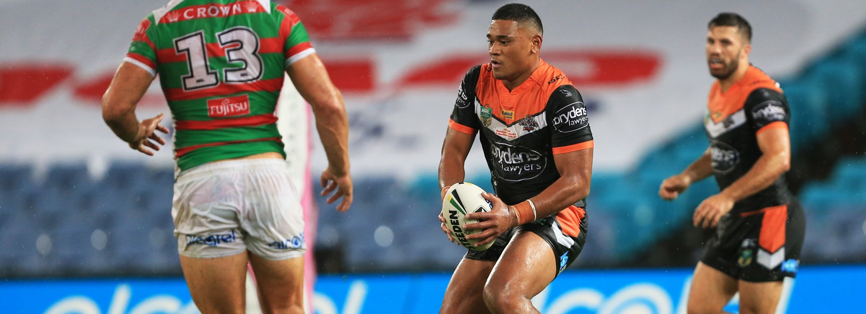 Wests Tigers winger Moses Suli.