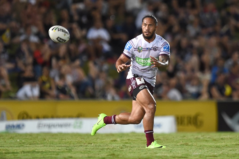 Manly winger Jorge Taufua.