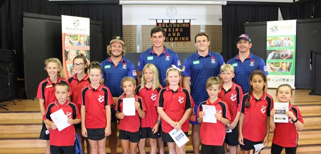 Knights Stone bulks up in bid to win starting spot