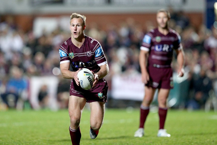 Manly Sea Eagles halfback Daly Cherry-Evans. 
