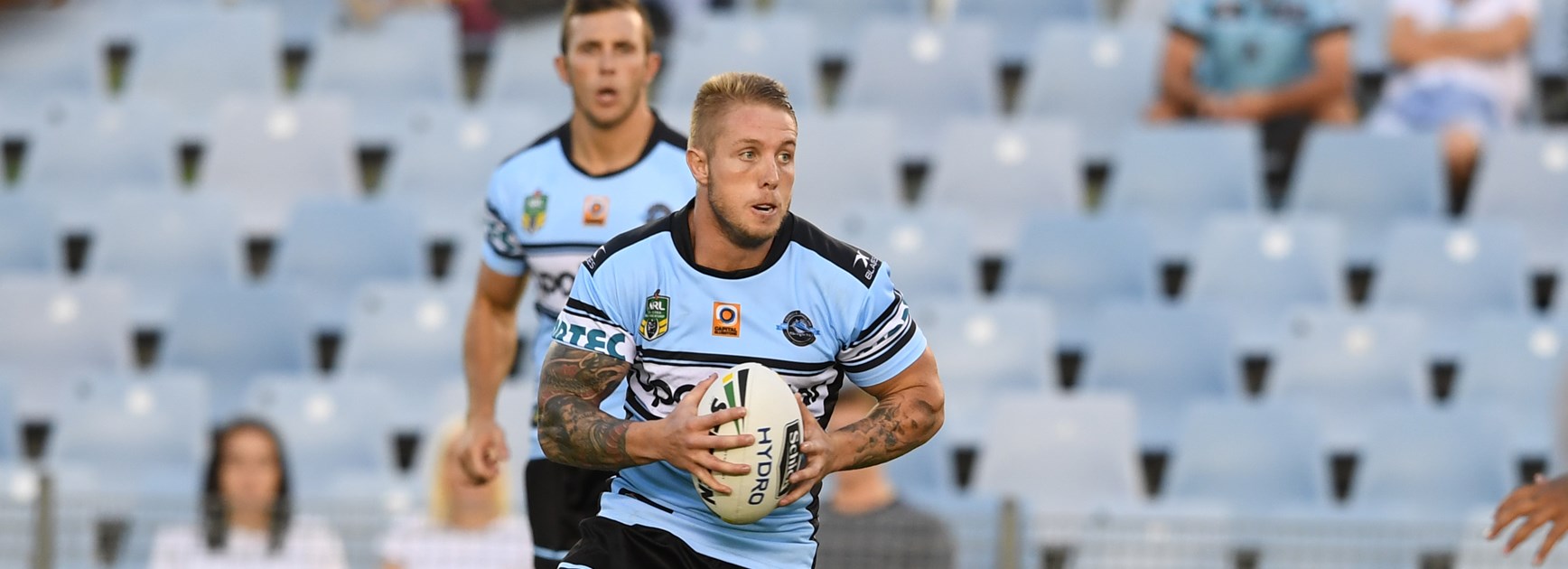 Cronulla outside back Aaron Gray.