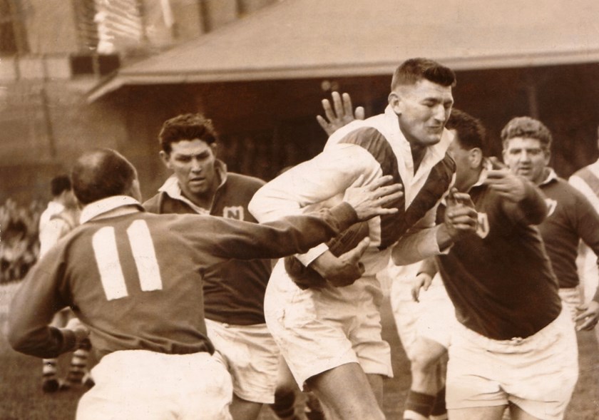 Norm Provan in action for St George.