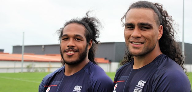 Paasi and Pulu reunite as Hair Bears at Warriors