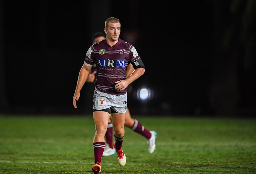 Manly Sea Eagles five-eighth Lachlan Croker. 