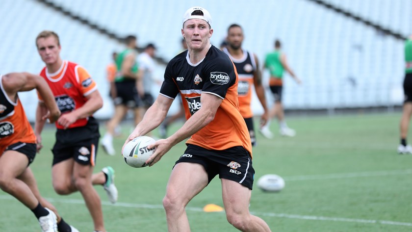 Wests Tigers forward Tyson Gamble.