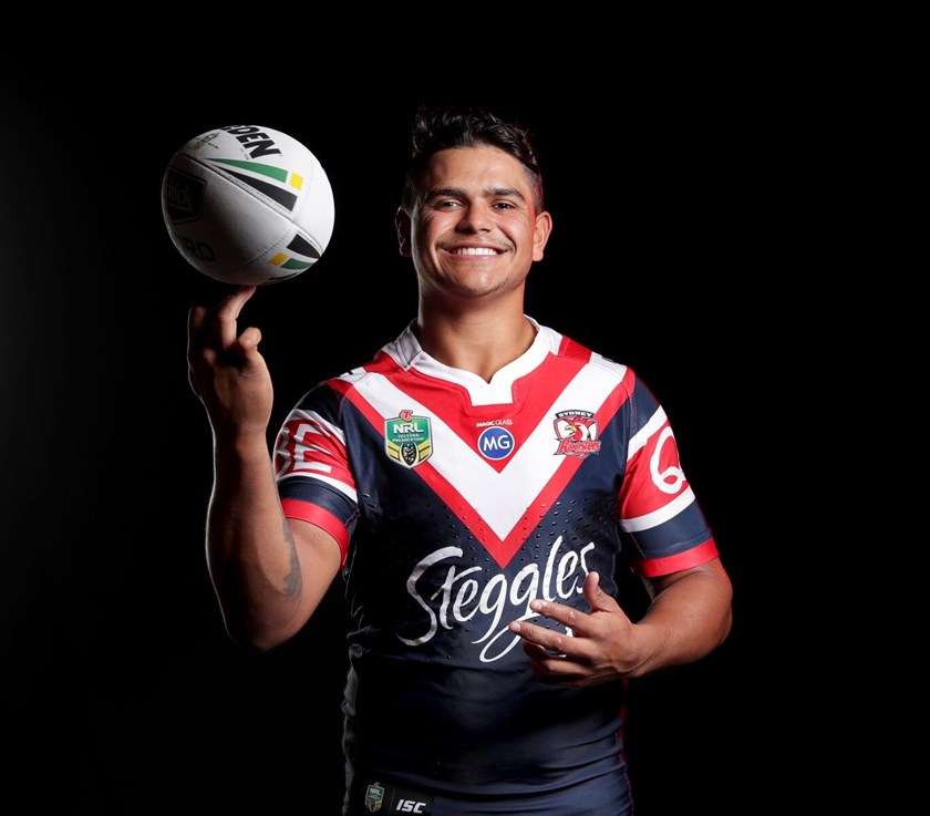 Roosters centre Latrell Mitchell.