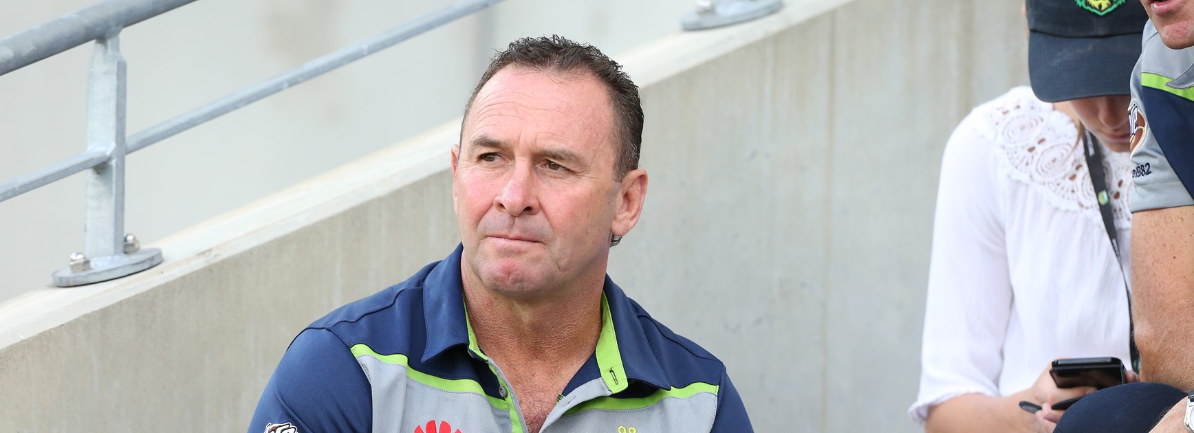Canberra Raiders coach Ricky Stuart. 