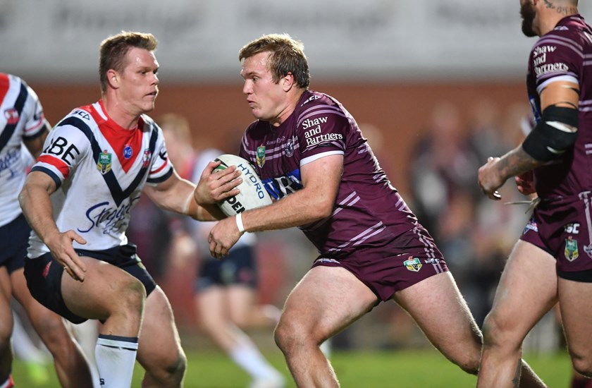 Manly lock Jake Trbojevic.