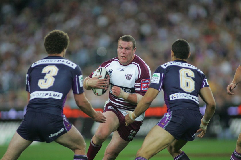 Jason King in the 2007 grand final.