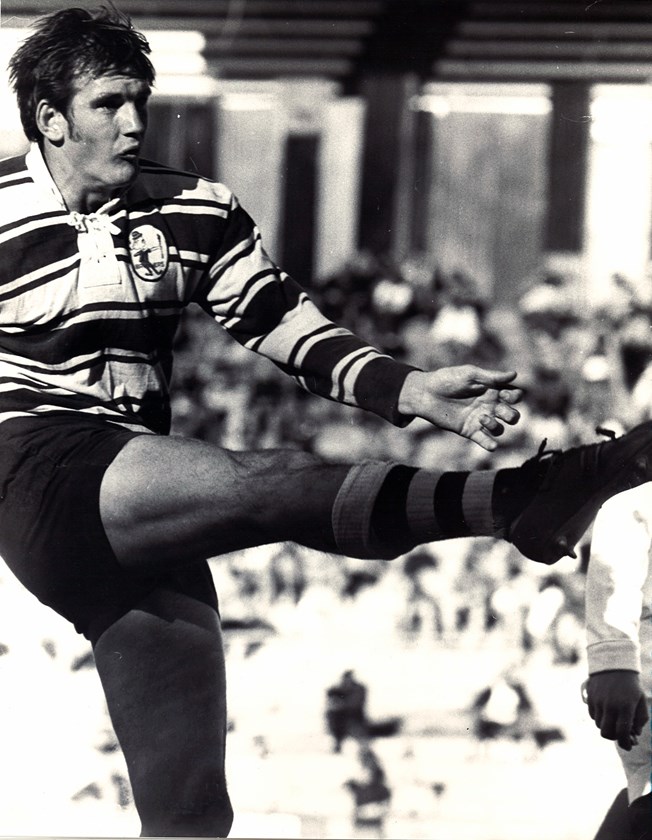 Wayne Bennett in his playing days in the Brisbane competition in the 1970s.