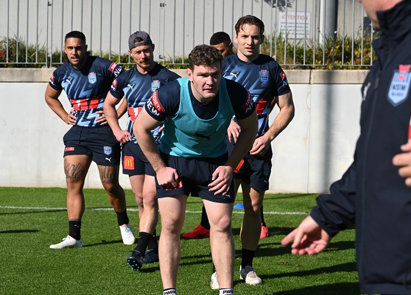 Liam Martin's involvement in Blues training is limited due to concussion protocols 