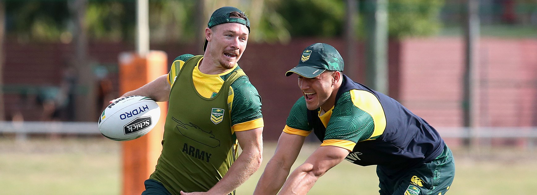 Kangaroos debutant Damien Cook.