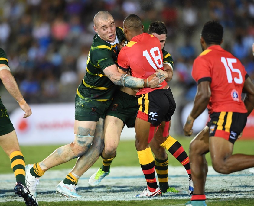 David Klemmer takes on the PNG Kumuls.
