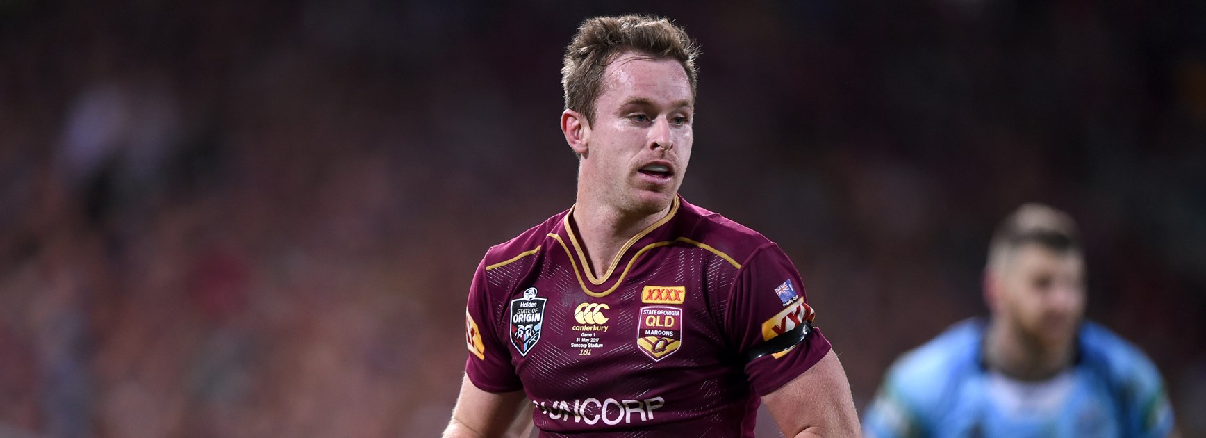 Michael Morgan playing for Queensland.