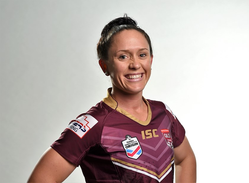 Queensland Maroons player Brittany Breayley.