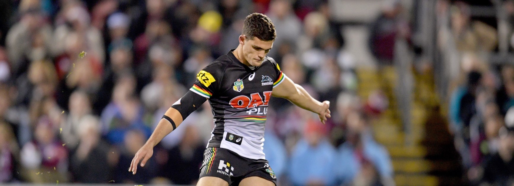 Panthers goal-kicker Nathan Cleary.