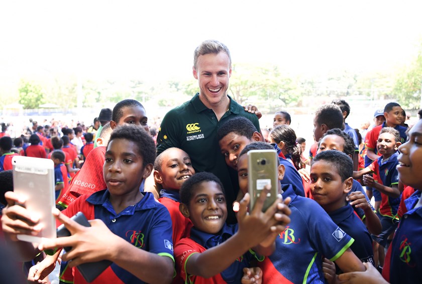 Daly Cherry-Evans in Papua New Guinea.
