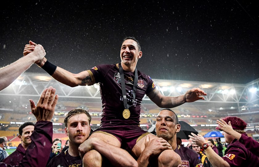 Player of the 2018 Origin series Billy Slater.