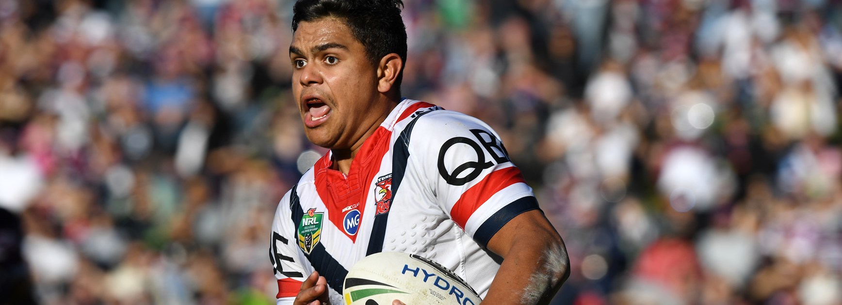 Roosters centre Latrell Mitchell.
