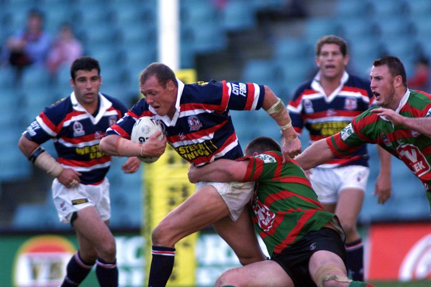 Former Roosters back-rower Craig Fitzgibbon scored 16 of his team's 40 points against the Rabbitohs in 2002.