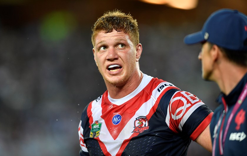 Roosters prop Dylan Napa.