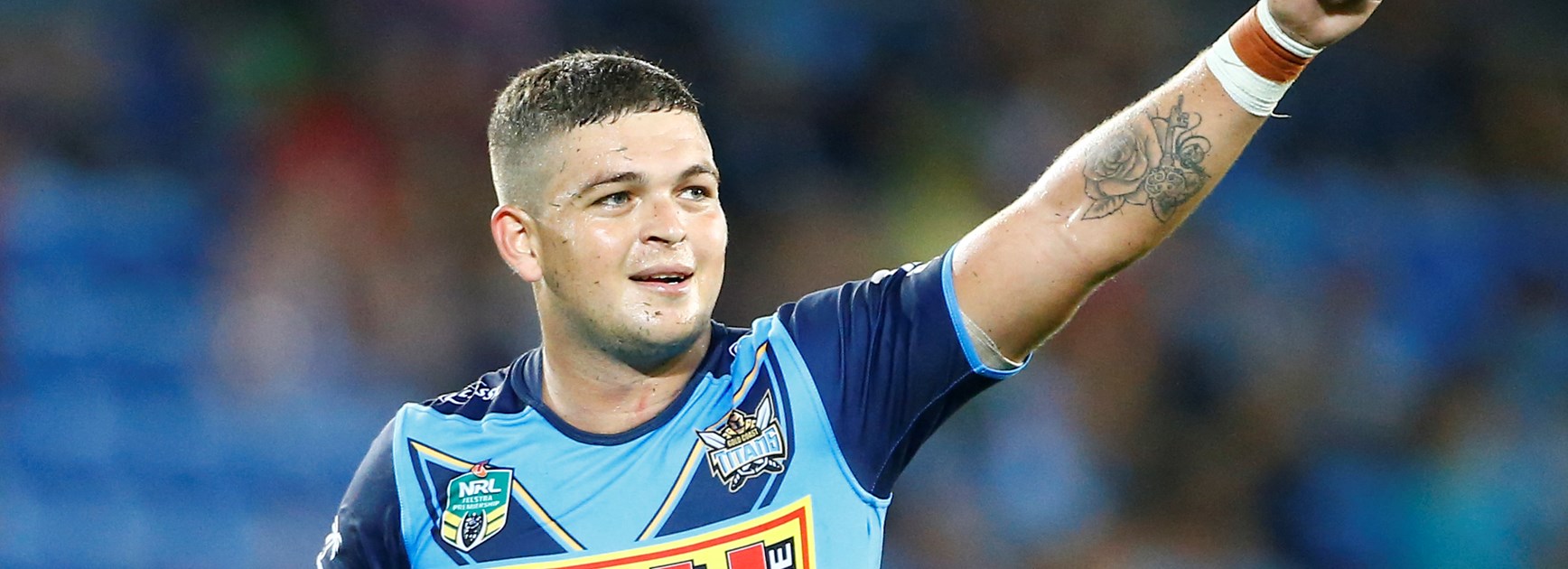 Titans halfback Ash Taylor.