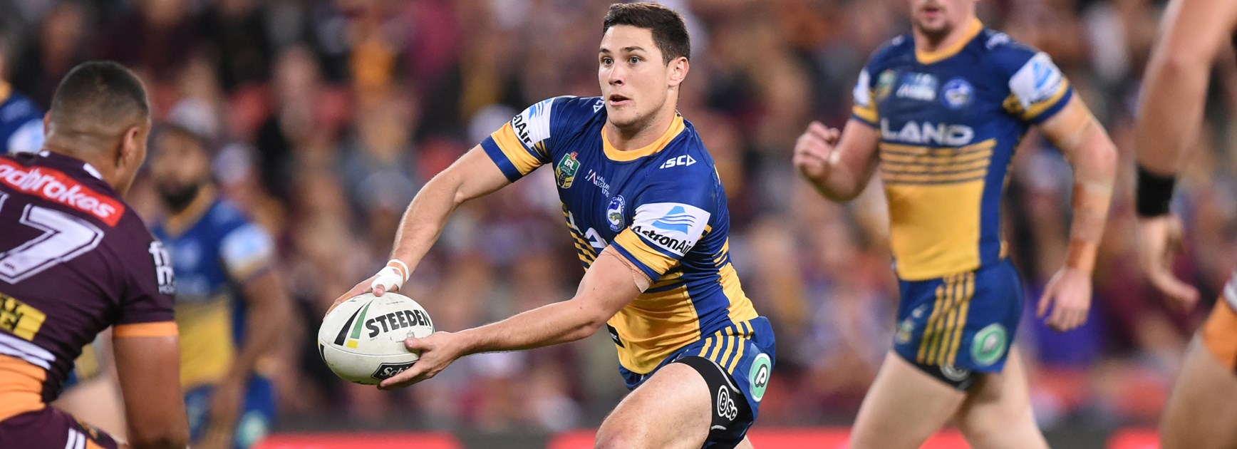 Eels halfback Mitchell Moses.